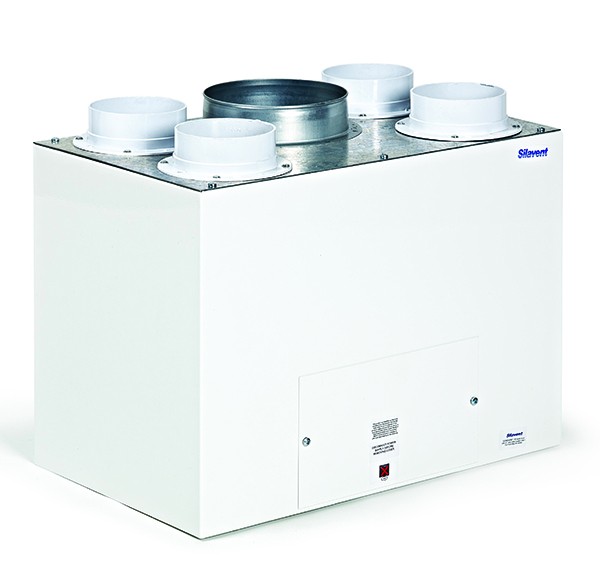 Silavent QVT600HTST Continuous trickle - multi-switch boost, humidistat ...