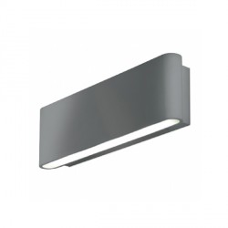 Aurora Lighting AU-WAL511SS 240V Aluminium IP54 Fixed LED Wall Light