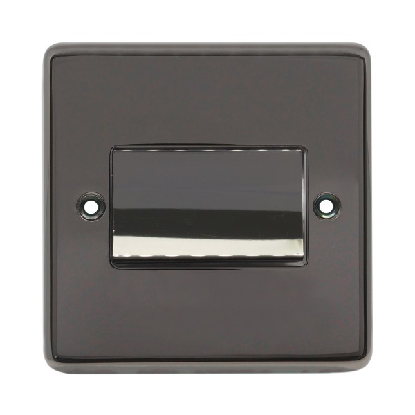 Eurolite Stainless Steel BNFSW Black Nickel 1 Gang Triple Pole Fan