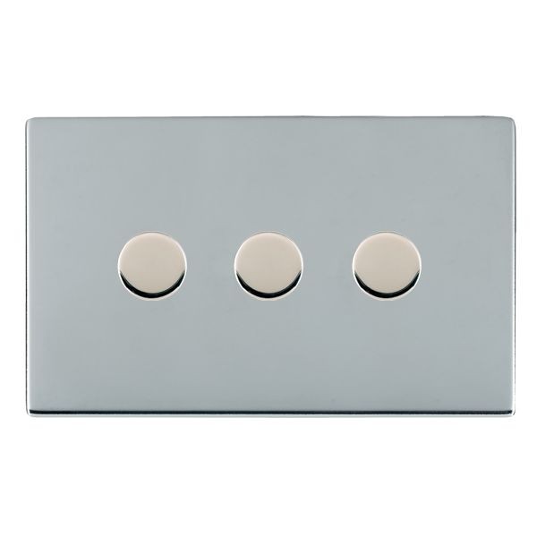 Hamilton Sheer CFX Bright Chrome 3 Gang 100W Multi-Way Trailing/Leading ...