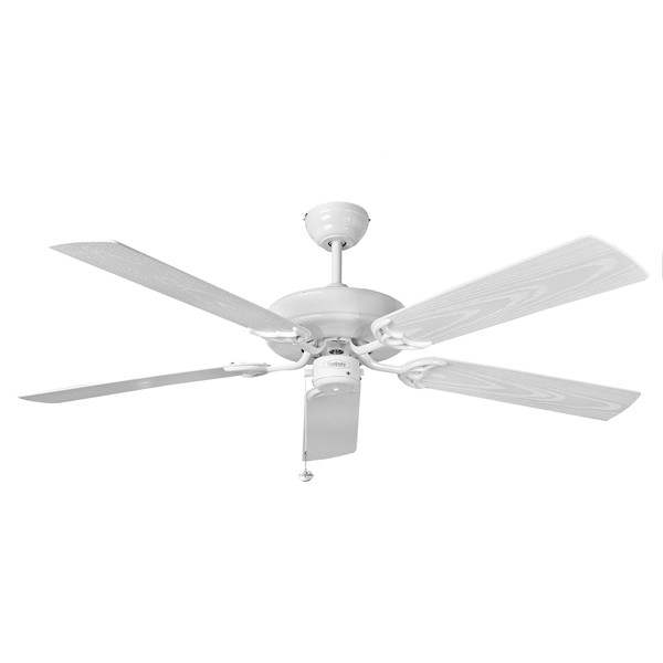 Fantasia Medina 52 inch Pull Cord White IP54 Rated Outdoor Ceiling Fan