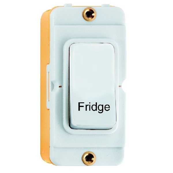 Hamilton GRID-IT 20AX Double Pole Fridge Switch Module with White ...