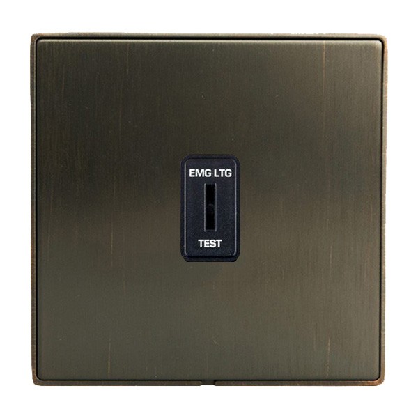 Hamilton Linea Duo CFX Etrium Bronze With Etrium Bronze Frame 1 Gang 