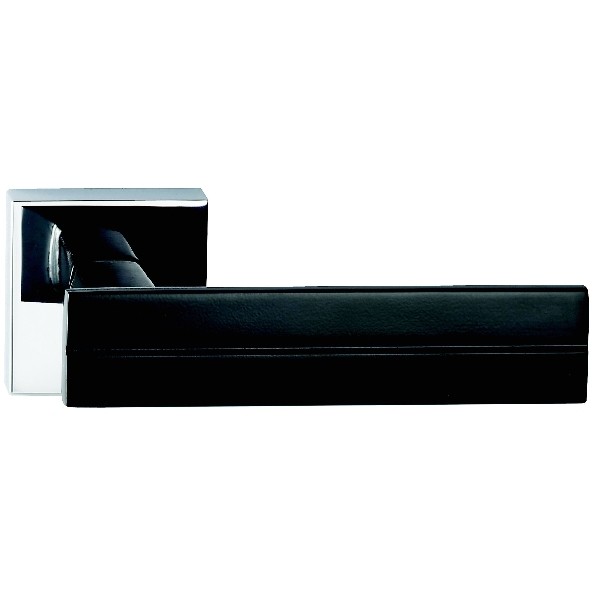 Hamilton Luxury Door Handle Pair of 2736 Piano Black Handle/Bright