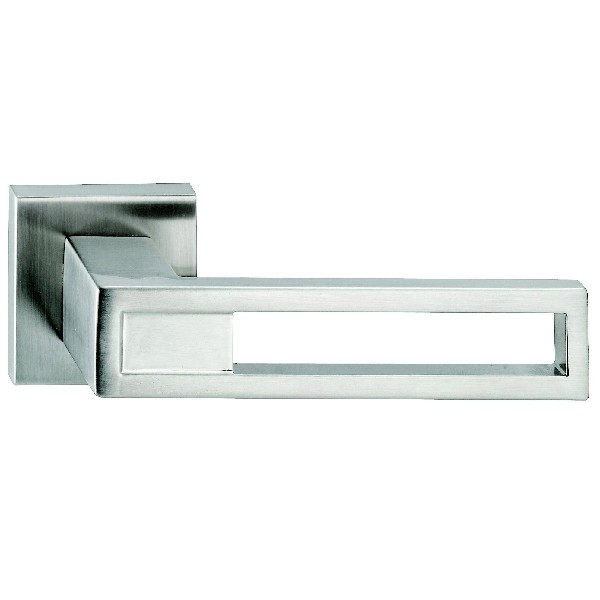 Hamilton Perfect Partners Satin Steel Pair of Luxury Door Handles UKES