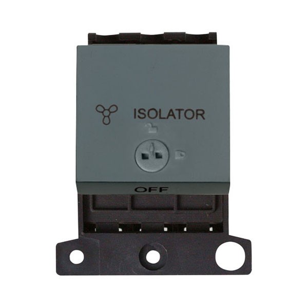 Buy Click Minigrid MD220BK 10A 3 Pole Fan Isolator Switch Module Lockable Black at UK Electrical Buy Click Minigrid MD220BK 10A 3 Pole Fan Isolator Switch Module Lockable Black at UK Electrical