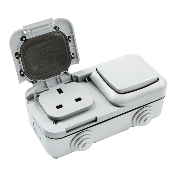 Buy The Timeguard Tps203 Outdoor Two Gang Combined 13amp
