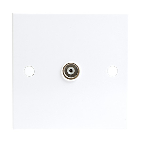 Knightsbridge Standard Isolated TV Coaxial Outlet UKES