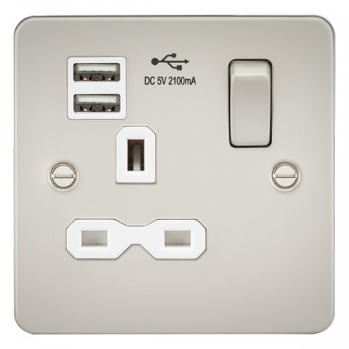 Knightsbridge SFR9901MB Schraubenlose Steckdose, Geschaltet, 13