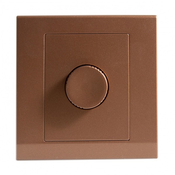 Retrotouch Simplicity Bronze 1 Gang 1 Way Rotary Dimmer Switch UKES
