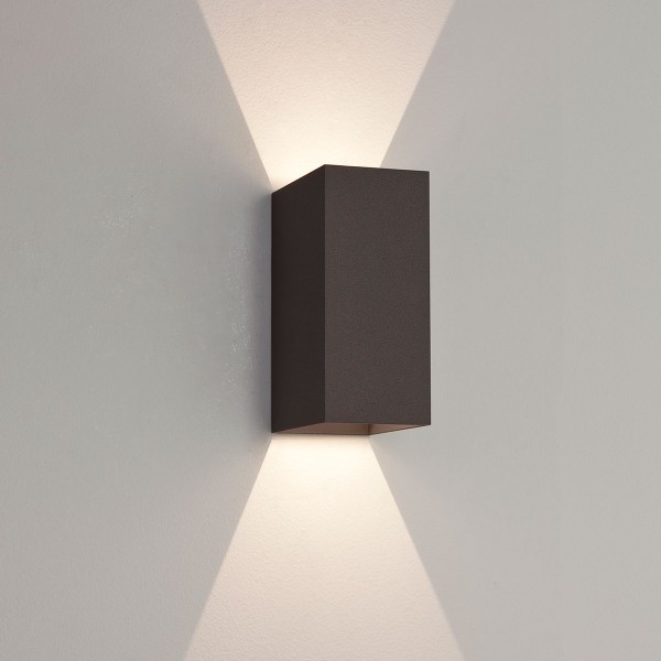Astro Oslo 160 Black Outdoor Led Wall Light At Uk Electrical Supplies Astro Oslo 160 Black Outdoor Led Wall Light
