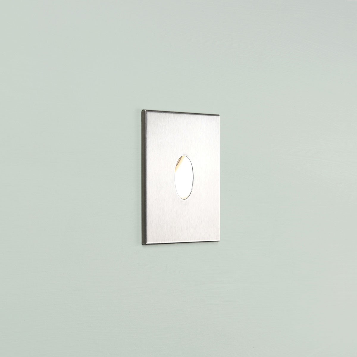 Astro Tango 3000K Brushed Stainless Steel Bathroom LED Wall Light at UK