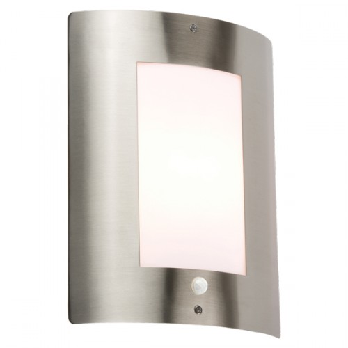 Knightsbridge 40w Window Stainless Steel Exterior Wall Light With Stainless Steel Exterior Wall Light
