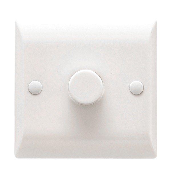 Hamilton Vogue 100W 1 Gang LED Dimmer Switch at UK Electrical Supplies