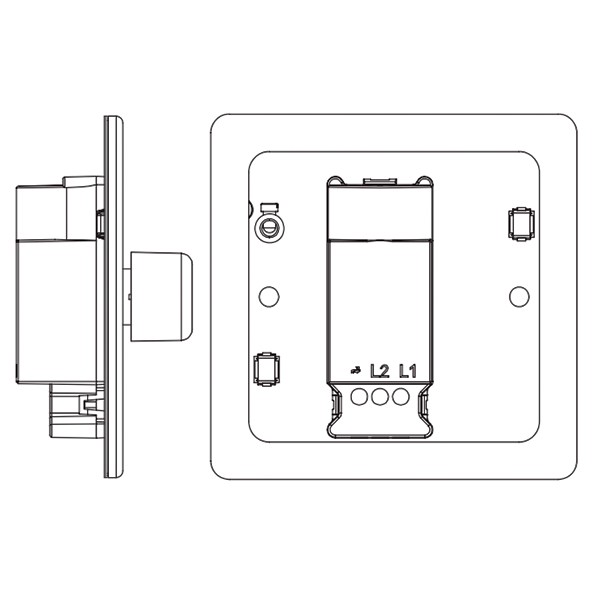 BG Electrical Intelligent Single Wall Dimmer Switch, Zimbabwe - View #4