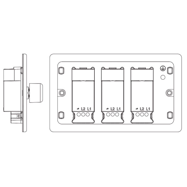 BG Electrical Intelligent Single Wall Dimmer Switch, Zimbabwe - View #12