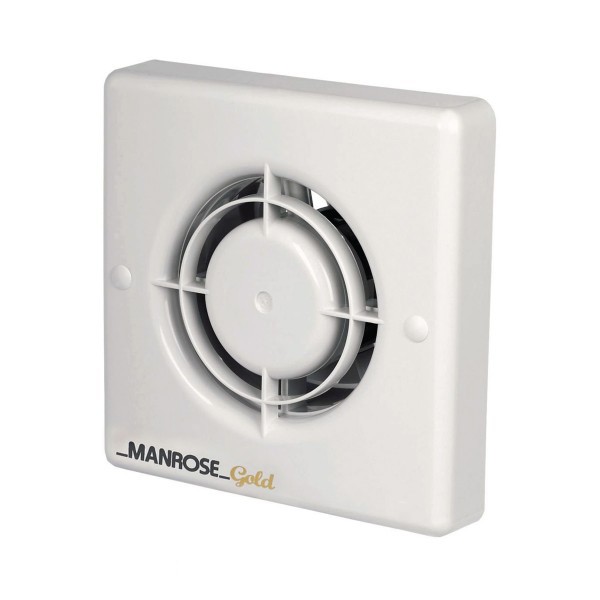 Manrose Gold 100mm Extractor Fan with PIR Sensor UKES