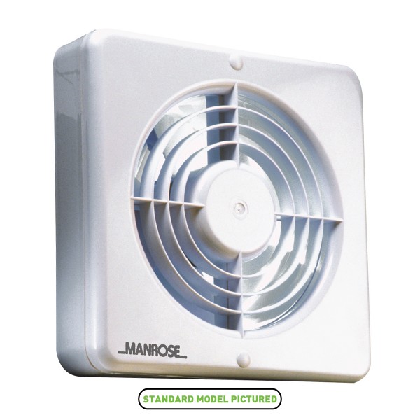 Manrose Energy Saving 150mm Extractor Fan with PIR Sensor UKES