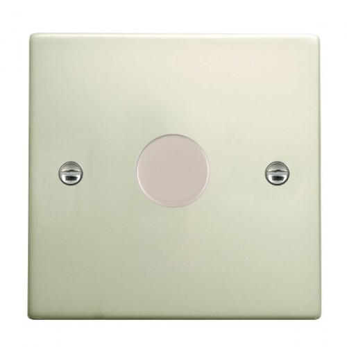 Hamilton Hartland Pearl Oyster Push On/Off Dimmer 1 Gang 2 way 400W