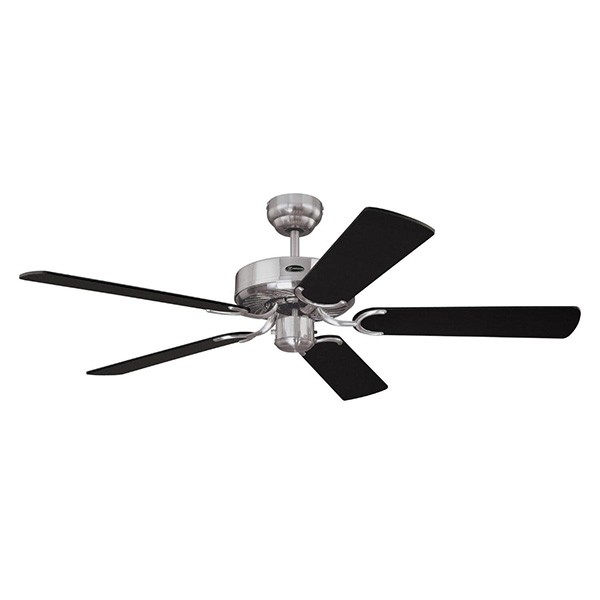 Black And Silver Ceiling Fan