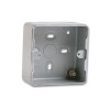 MK Electric Metalclad Plus™ 1 Gang 38mm Surface Back Box with 6x20mm ...