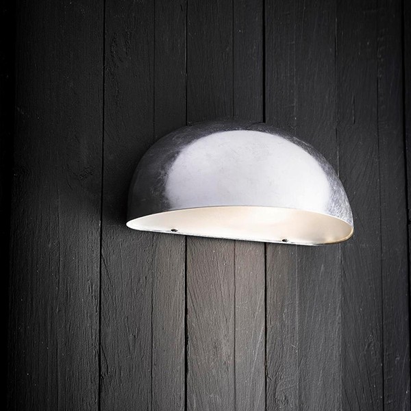 Nordlux Scorpius Maxi Galvanised Outdoor Wall Light 21751031 At Ukes Nordlux Scorpius Maxi Galvanised