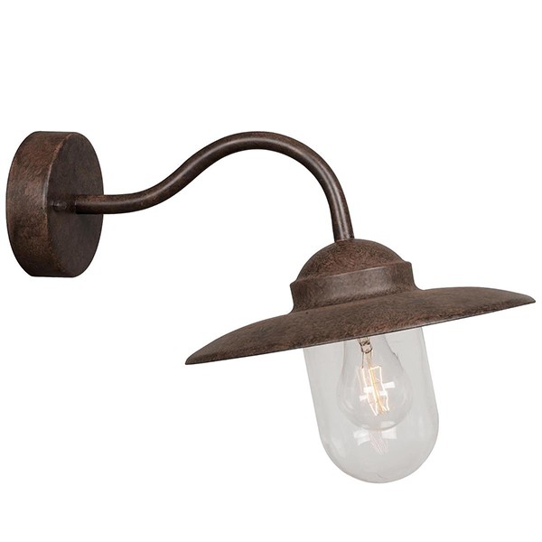 Nordlux Luxembourg Rusty Outdoor Wall Light (22671009) at UKES