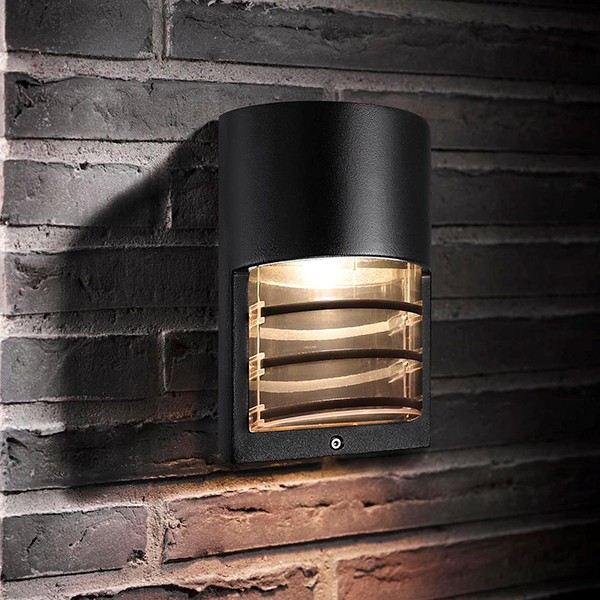 Nordlux Momento 21.5cm Black Outdoor Wall Light UKES
