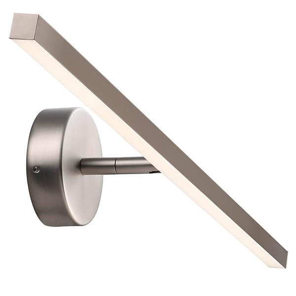 Nordlux DFTP IP S13 60.3cm Brushed Steel Wall Light (83071032) at UKES