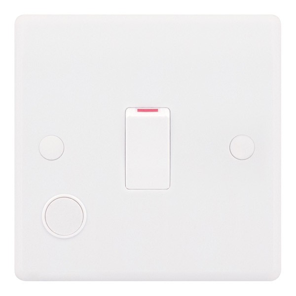 Selectric Smooth 1 Gang 20A DP Switch w/ Flex Outlet (SSL515/F) UKES