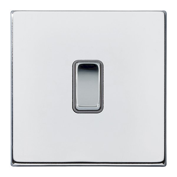 Hamilton Hartland G2 Bright Chrome 1 Gang 10AX Intermediate Switch with ...