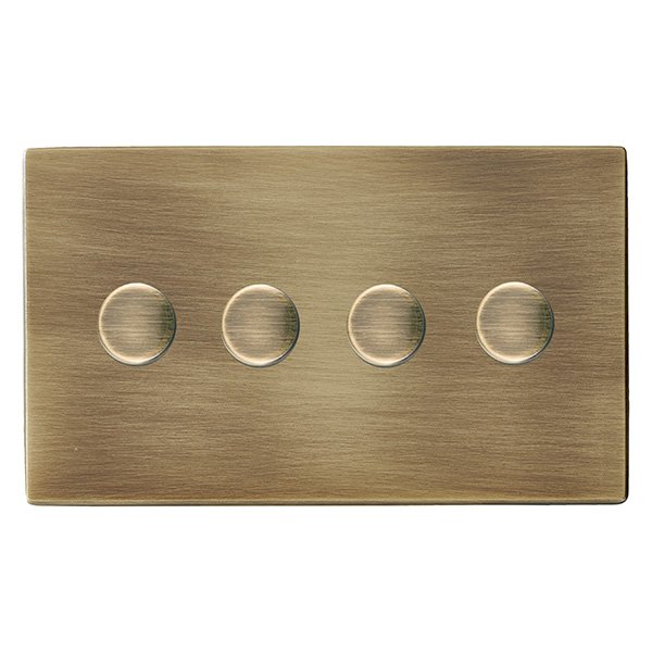 1 Gang Dimmer (400 Watts) In Antique Brass Executive Range - Foto 4