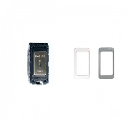 Eurolite Grid Stainless Steel Key Switch Module with Black Surround ...