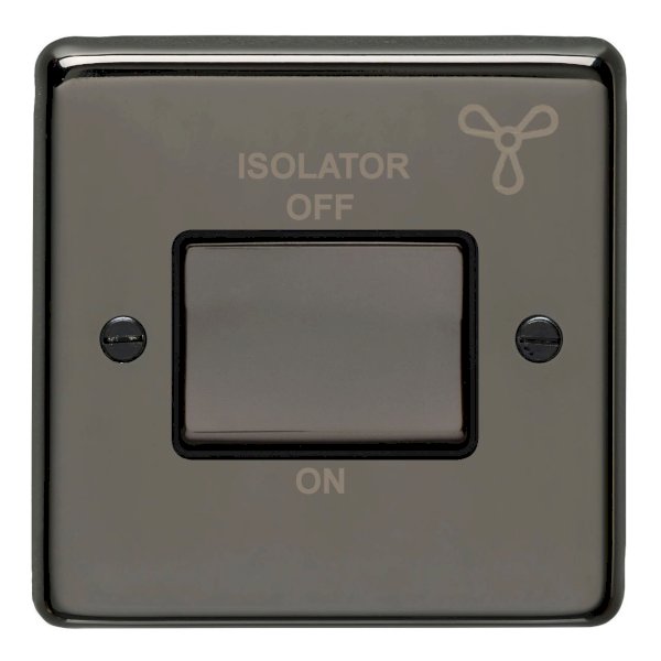 Eurolite Enhance Fan Isolator Switch, Black Insert (ENFSWBNB) UKES