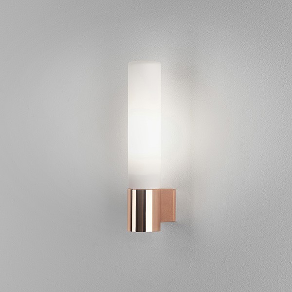 Astro Bari Polished Copper Bathroom Wall Light (1047009) | UKES