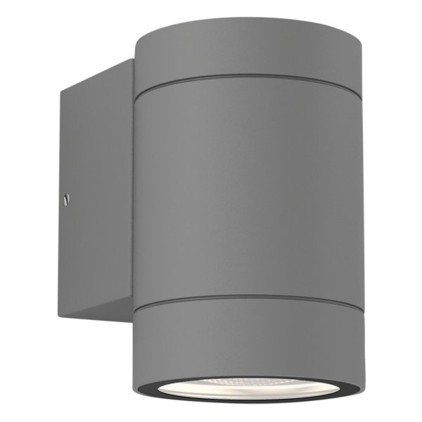 Astro Dartmouth Single Textured Grey Outdoor LED Wall Light UKES