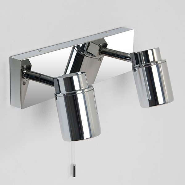 Astro Como Twin Polished Chrome Bathroom Spotlight UKES