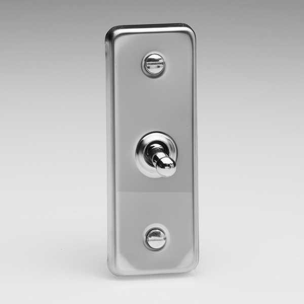 Varilight 1 Gang 10A 2 Way Architrave Toggle Switch (XCAT1) UKES