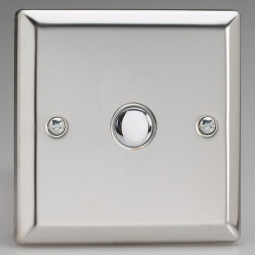 Varilight 1 Gang 6A 1 Way PushtoMake Momentary Switch (XCM1) UKES