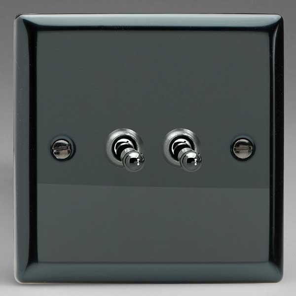 Varilight Classic 2 Gang 10A 2 Way Toggle Switch (XIT2) | UKES