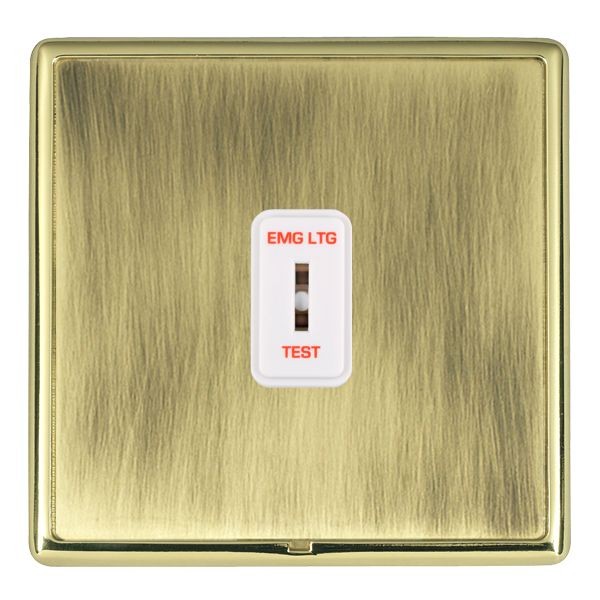 Hamilton Linea Rondo CFX Polished Brass Antique Brass 1 Gang 2 Way Key 