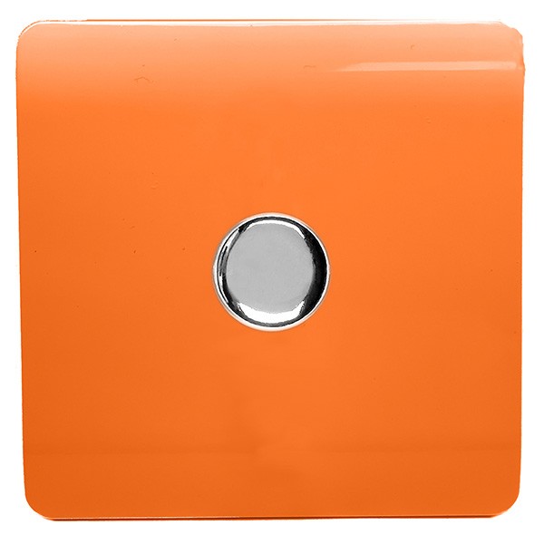 Trendi Orange 1 Gang 120W LED Dimmer Switch (LDMOR) UKES