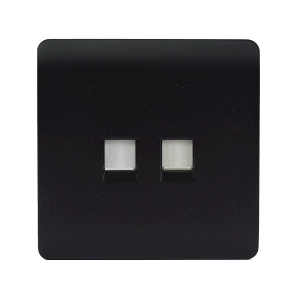 Trendi Matt Black Socket UKES