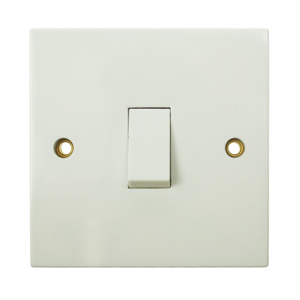 BG White PVC 20A Switch with Flex Outlet at UK Electrical Supplies.
