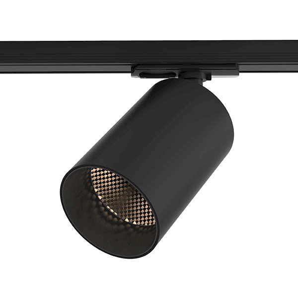 Astro Can 75 Matt Black 14.7W LED Track Light (1396031) UKES