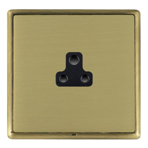 Hamilton Linea Rondo CFX Antique Brass Satin Brass 1 Gang 2A Unswitched 
