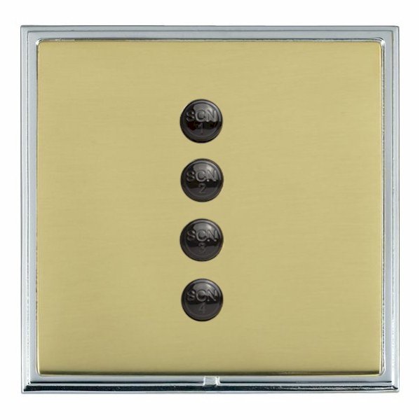 Hamilton LineaScala CFX Bright Chrome Frame/Polished Brass Plate 4