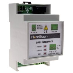 Hamilton Smart Lighting Control Grey Din Rail 1-10V 4 Channel Analogue ...