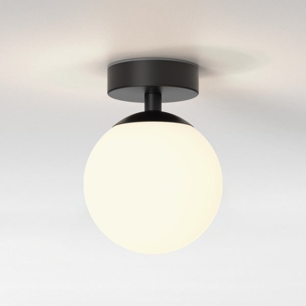 Astro Denver Matt Black Bathroom Ceiling Light (1038005) | UKES